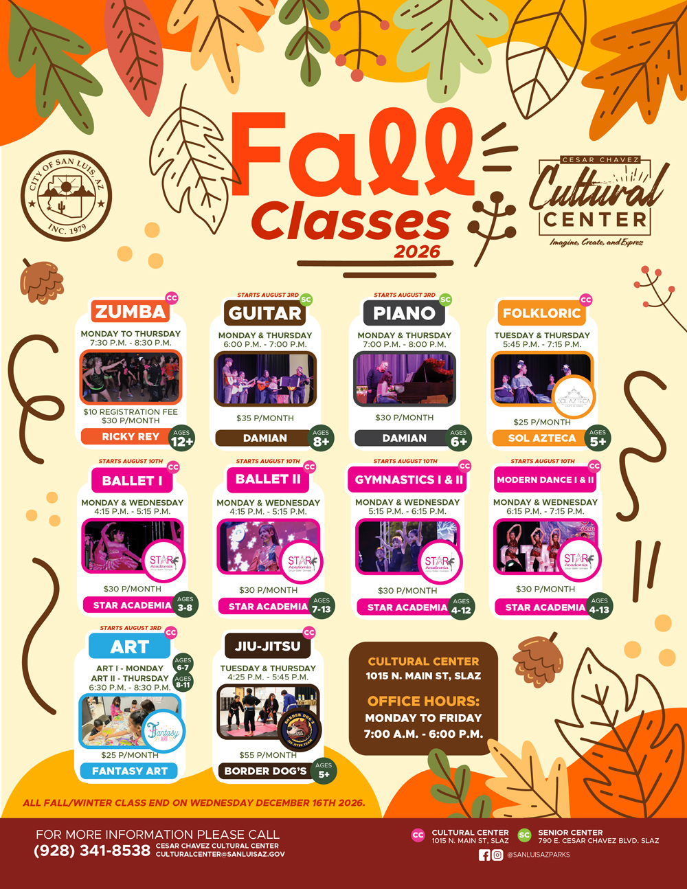 Fall Classes